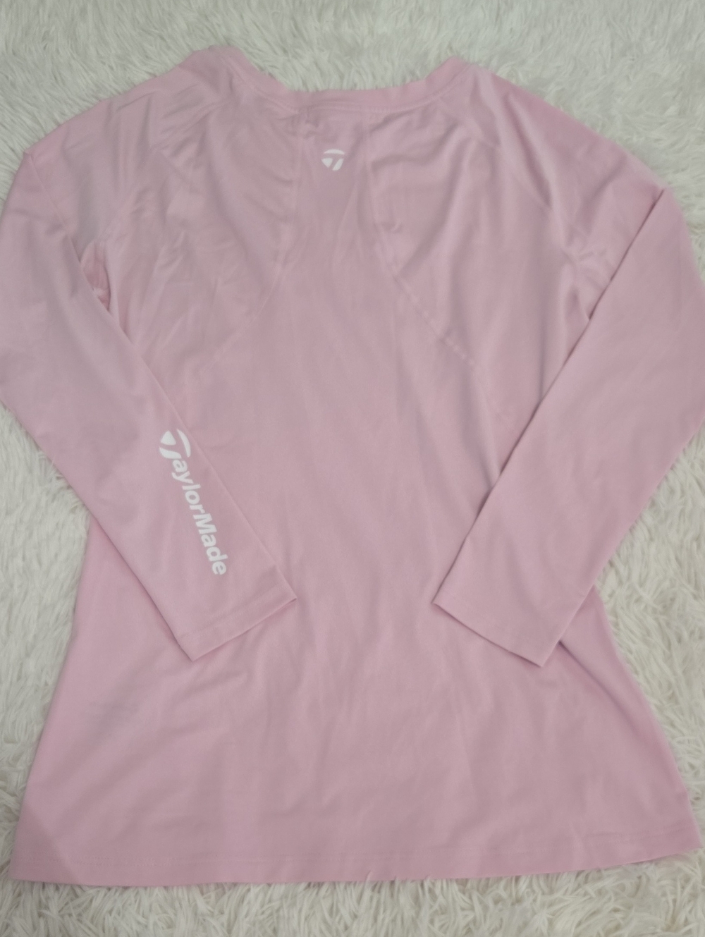 TaylorMade Light Pink Long Sleeve Performance Golf Tee Size XL - Picture 9 of 10